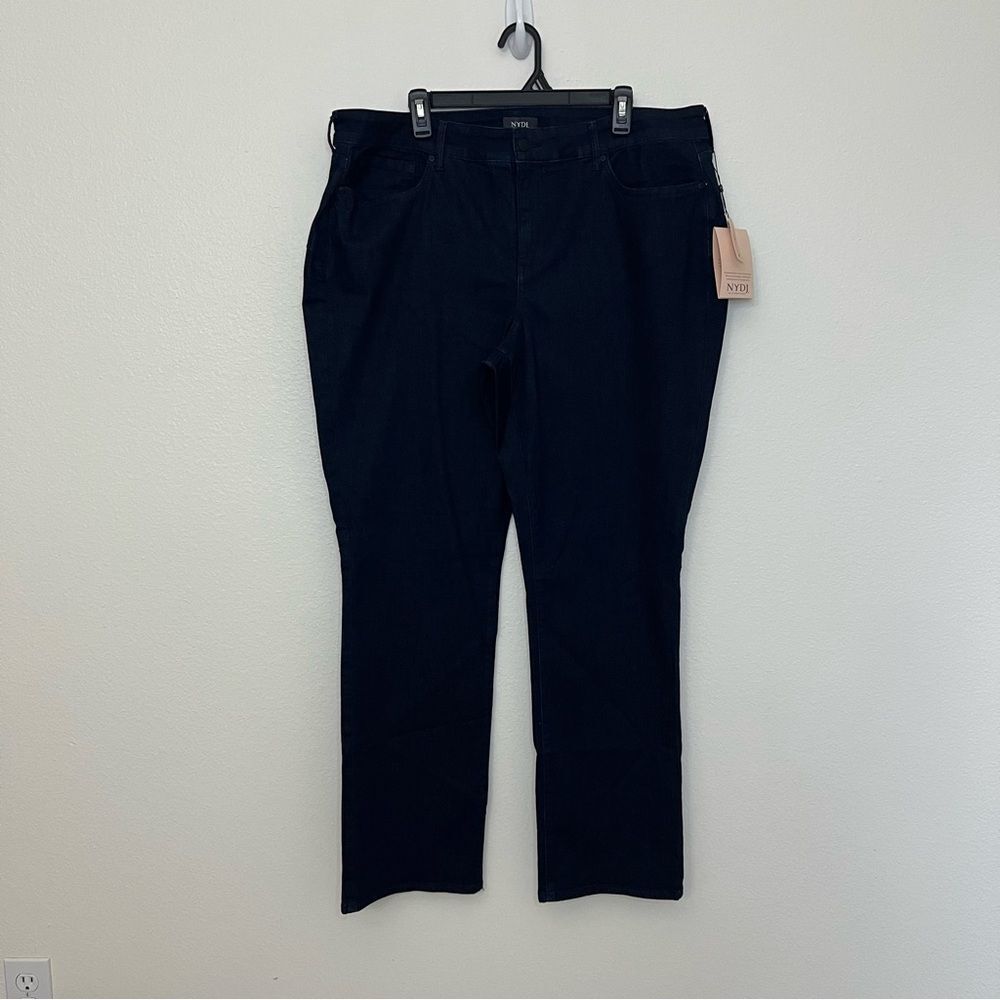 NEW NYDJ Jeans Marilyn Straight Lift Tuck Technology Mid Rise Stretch Women's 20